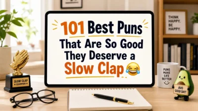 101 Best Puns That Are So Good They Deserve a Slow Clap 😂