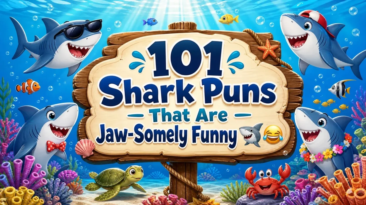 101 Shark Puns That Are Jaw-Somely Funny 🦈😂