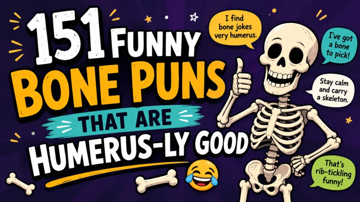 151 Funny Bone Puns That Are Humerus-ly Good 🦴😂