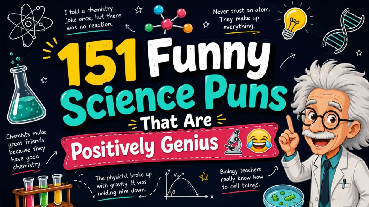151 Funny Science Puns That Are Positively Genius 🔬😂