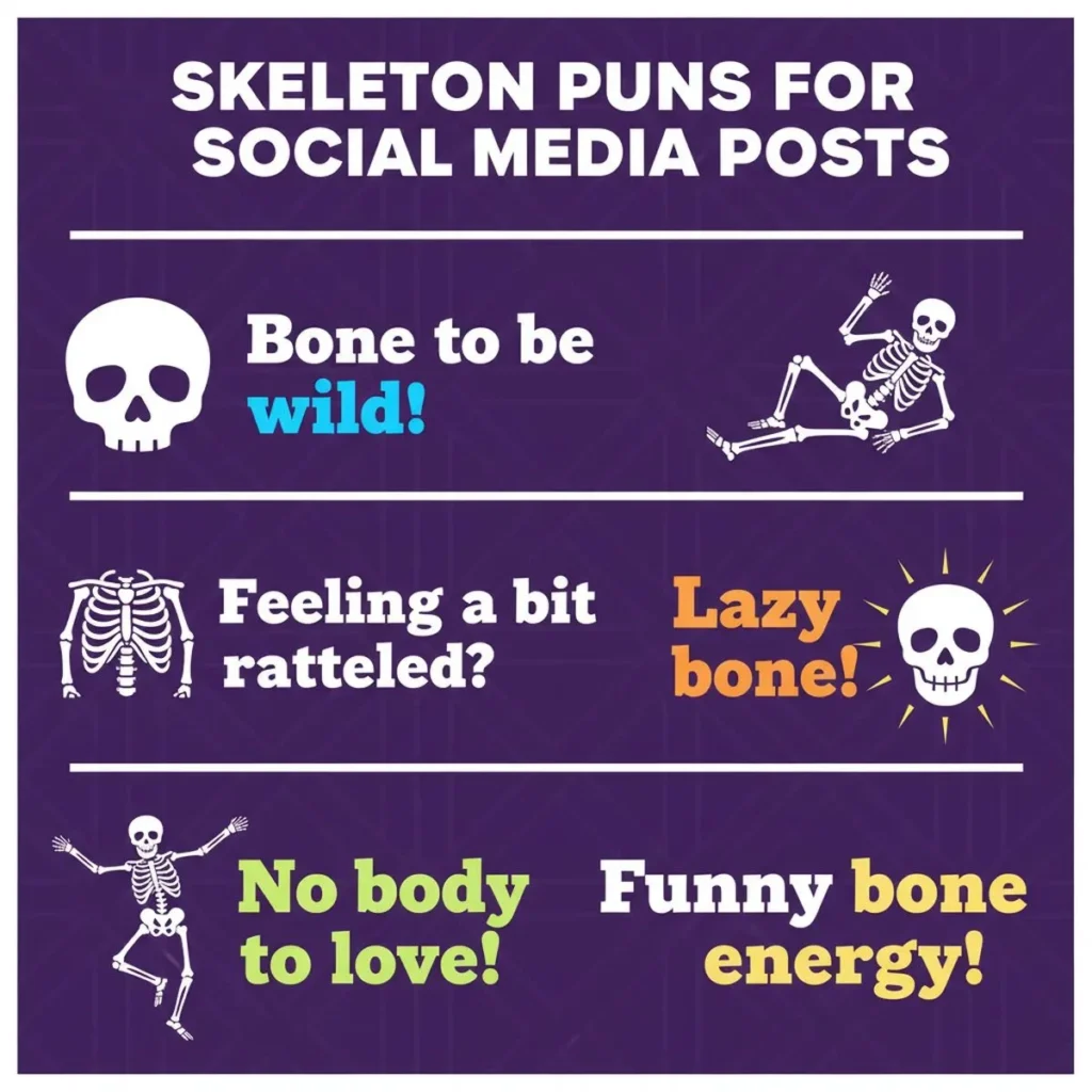 π± Skeleton Puns for Social Media Posts