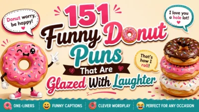 151 Funny Donut Puns That Are Glazed With Laughter 🍩😂