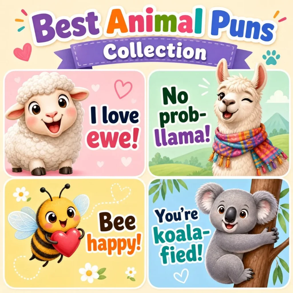 Best Animal Puns Collection 🐾