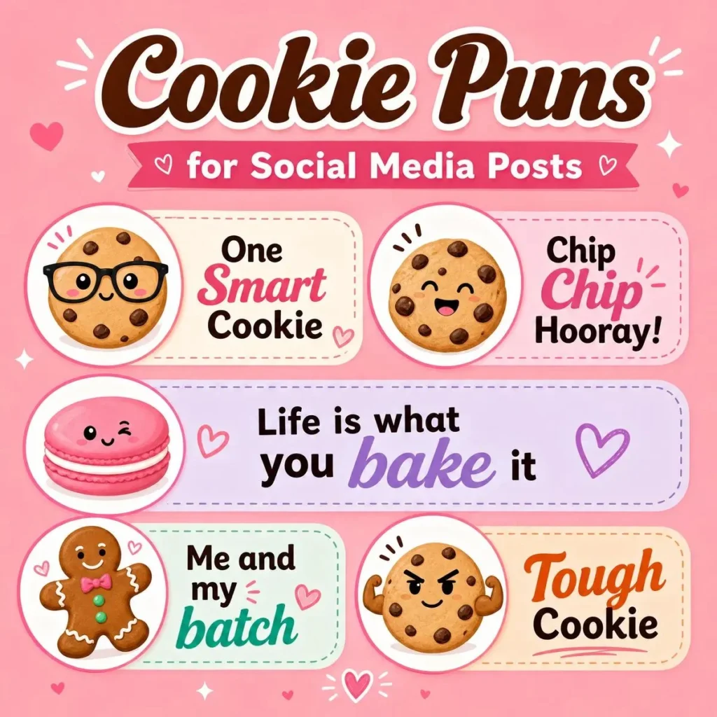 π± Cookie Puns for Social Media Posts