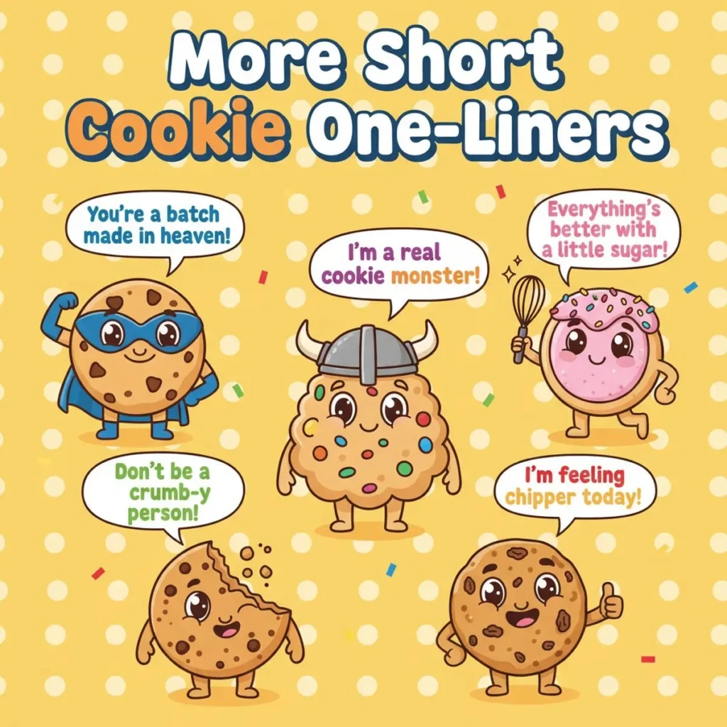 π More Short Cookie One-Liners