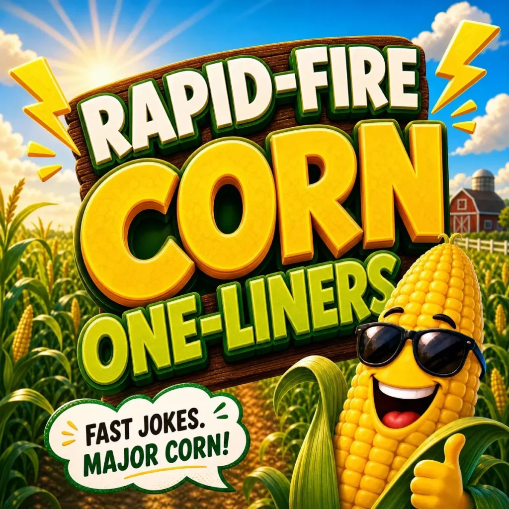 ⚡ Rapid-Fire Corn One-Liners