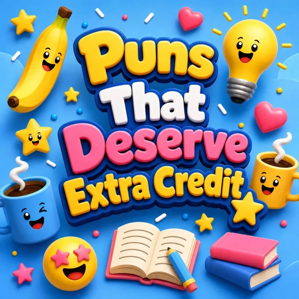 🌟 Puns That Deserve Extra Credit