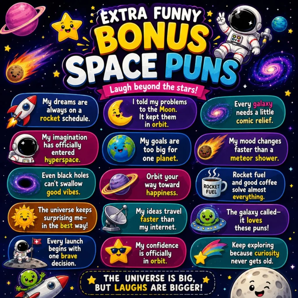 🌠 Extra Funny Bonus Space Puns