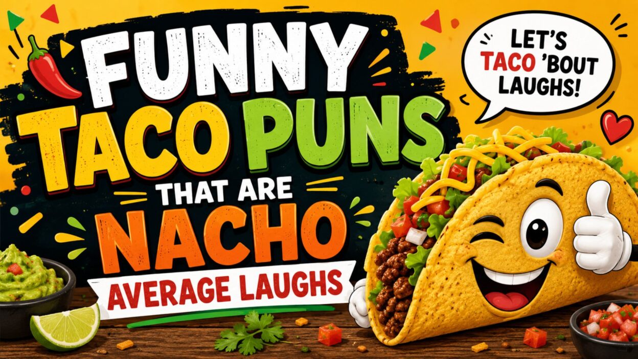 🌮 Funny Taco Puns That Are Nacho Average Laughs