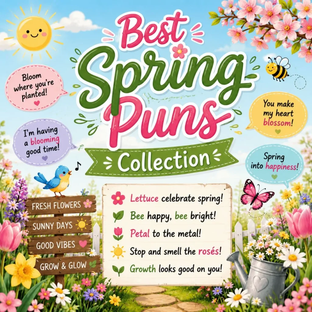 🌷 Best Spring Puns Collection
