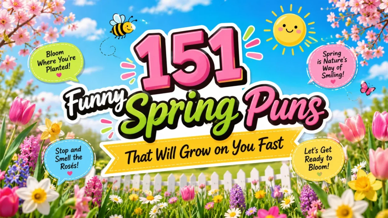 🌸 151 Funny Spring Puns That Will Grow on You Fast
