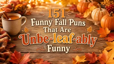 🍂 151 Funny Fall Puns That Are Unbe-leaf-ably Funny