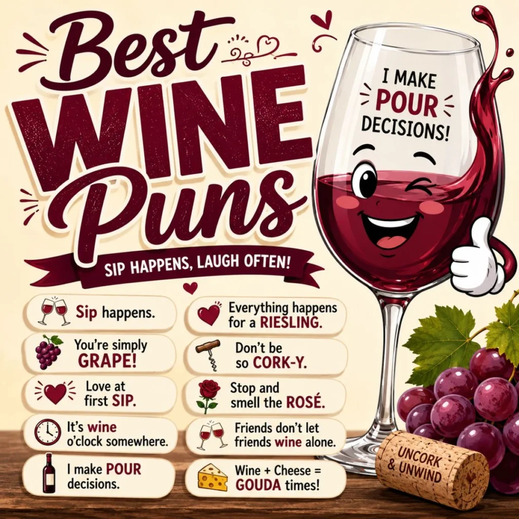 🍇 Best Wine Puns