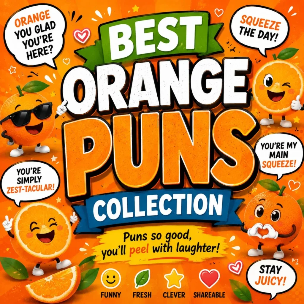 🍊 Best Orange Puns Collection