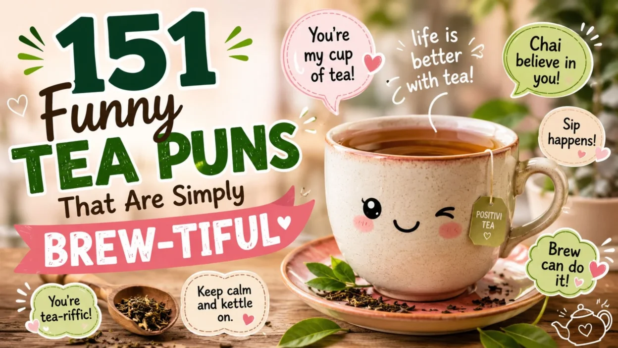 🍵 151 Funny Tea Puns That Are Simply Brew-tiful