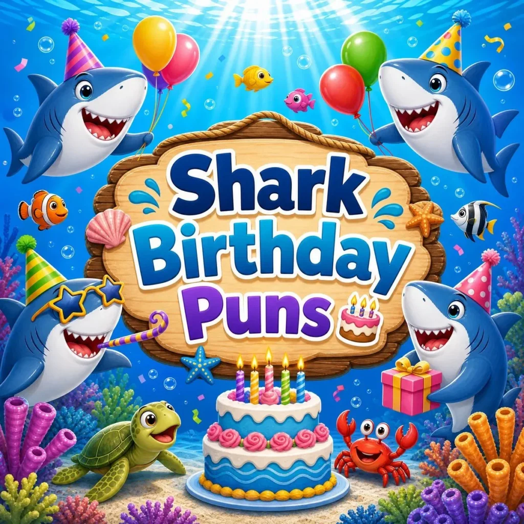 🎂 Shark Birthday Puns
