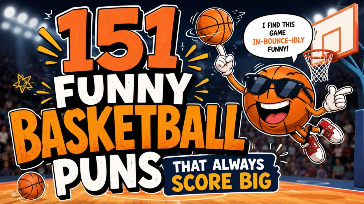 🏀 151 Funny Basketball Puns That Always Score Big