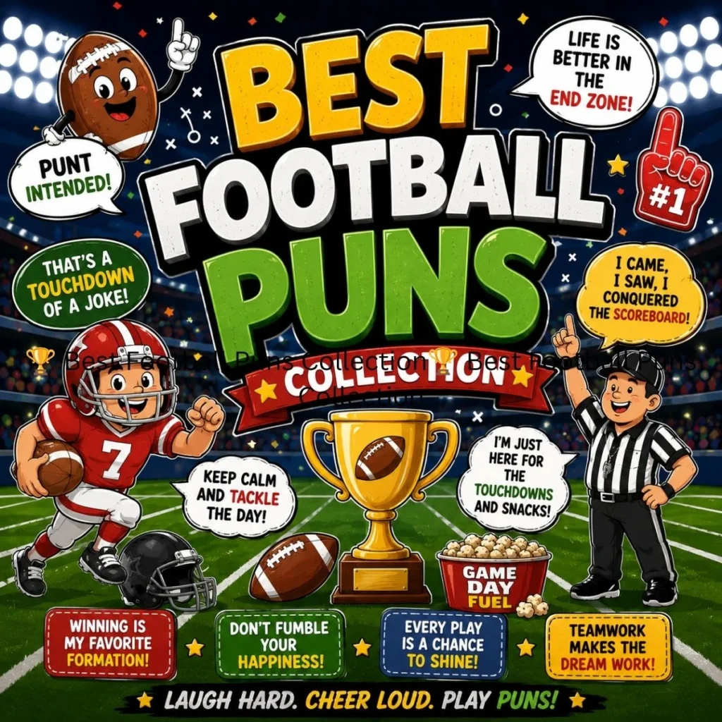 🏆 Best Football Puns Collection