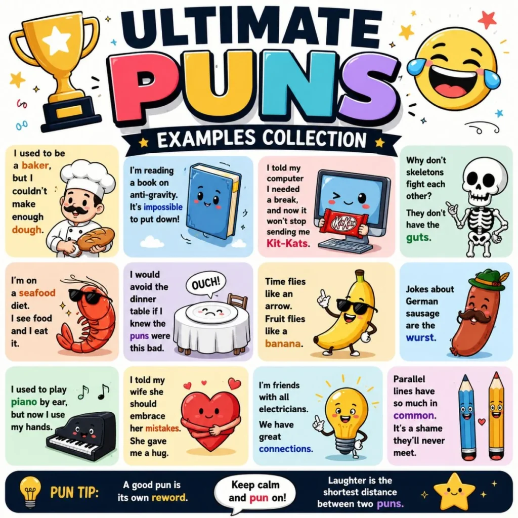 🏆 Ultimate Puns Examples Collection