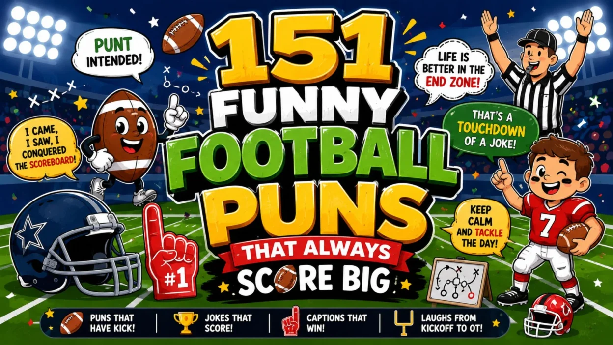 🏈 151 Funny Football Puns That Always Score Big