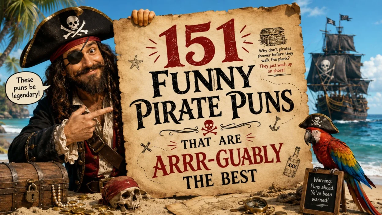🏴_☠️ 151 Funny Pirate Puns That Are Arrr-guably the Best