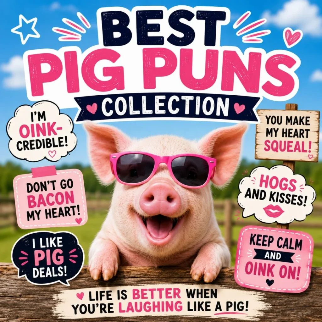 🐽 Best Pig Puns Collection