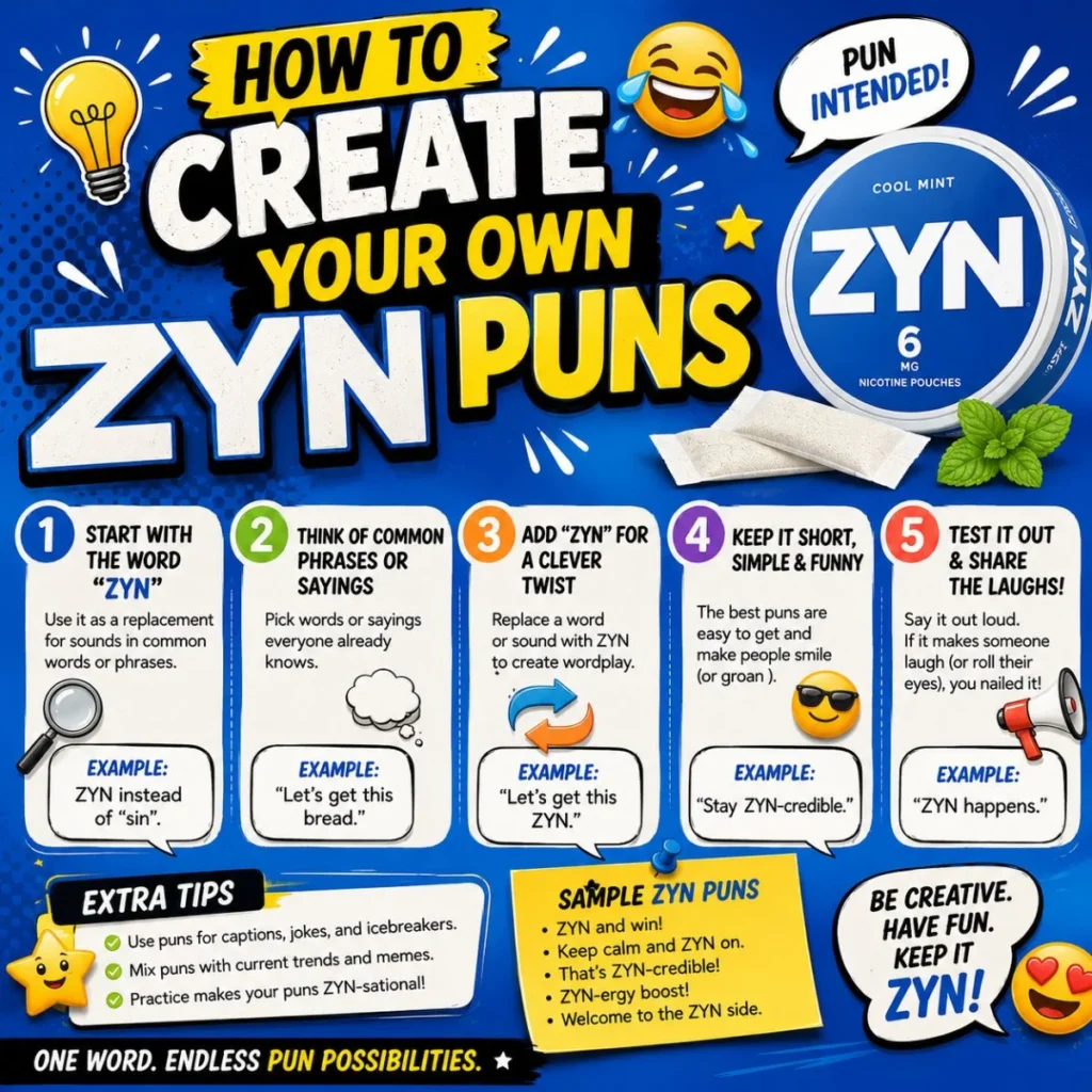 💬 How to Create Your Own ZYN Puns