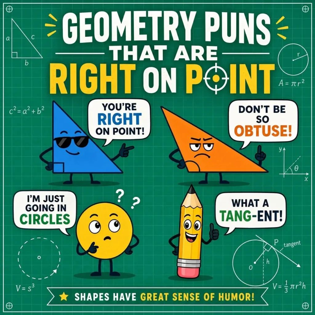 📐 Geometry Puns That Are Right on Point