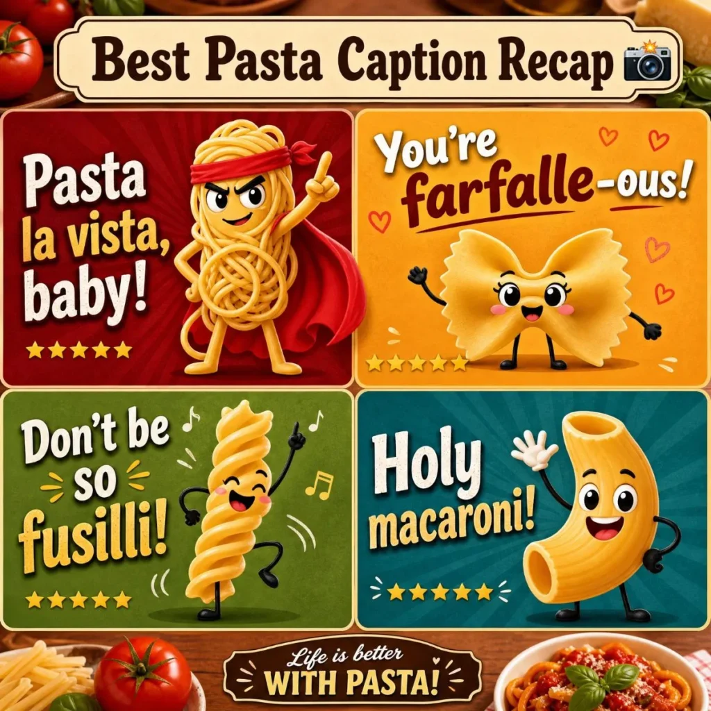 📸 Best Pasta Caption Recap