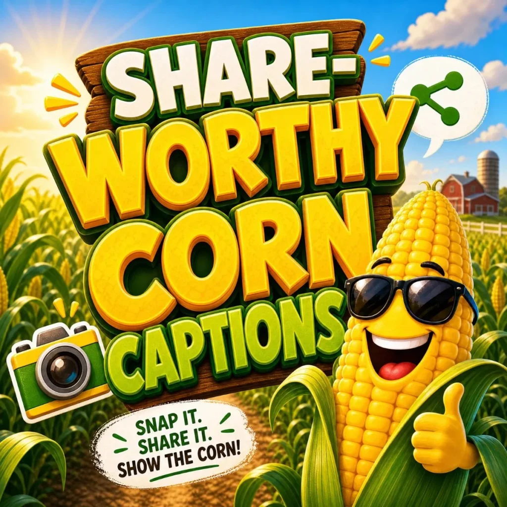 📸 Share-Worthy Corn Captions