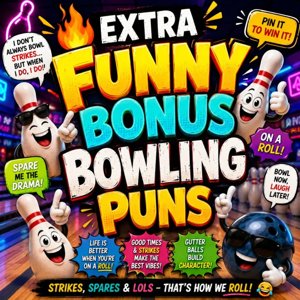 🔥 Extra Funny Bonus Bowling Puns