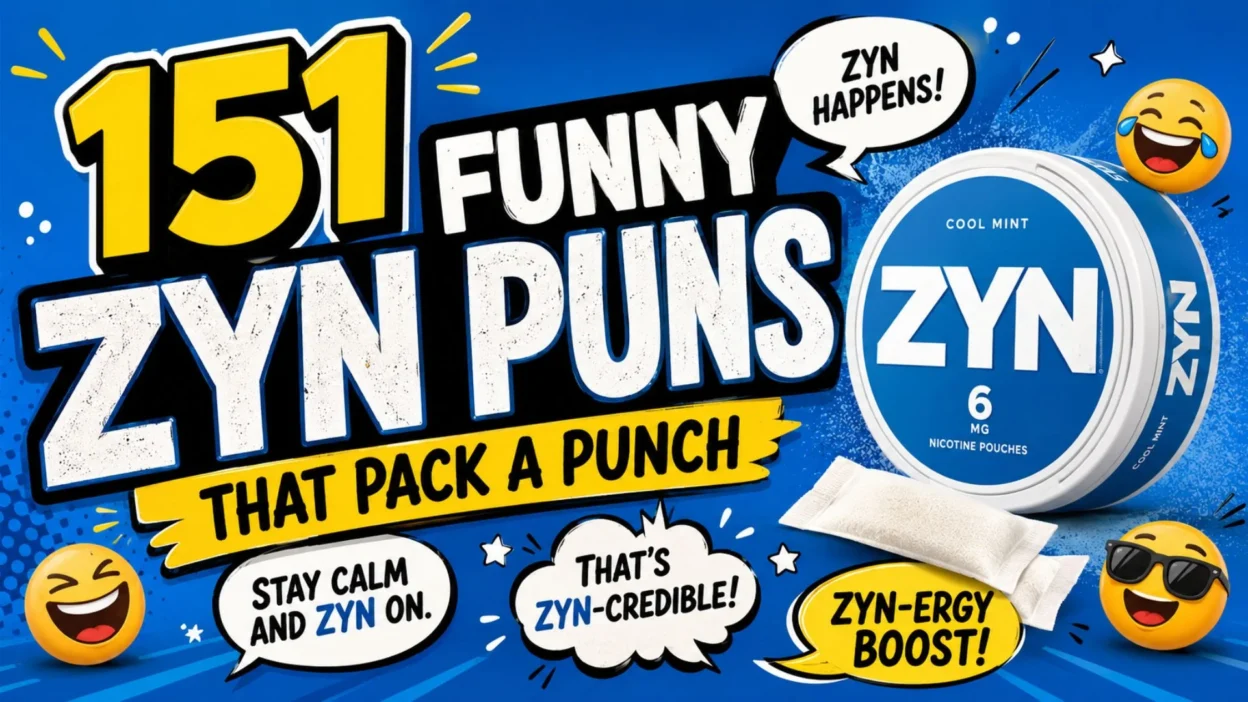 😂 151 Funny ZYN Puns That Pack a Punch