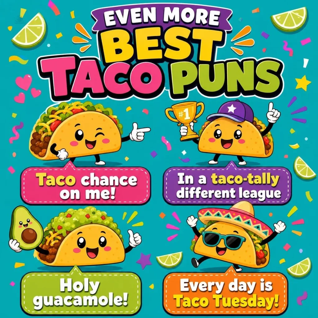 😂 Even More Best Taco Puns 