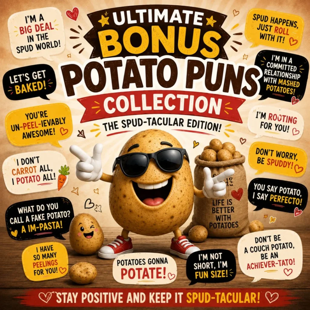 😂 Ultimate Bonus Potato Puns Collection