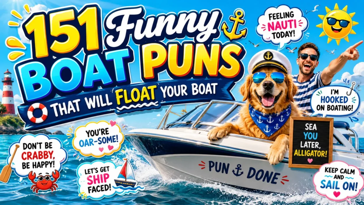 🚤 151 Funny Boat Puns That Will Float Your Boat