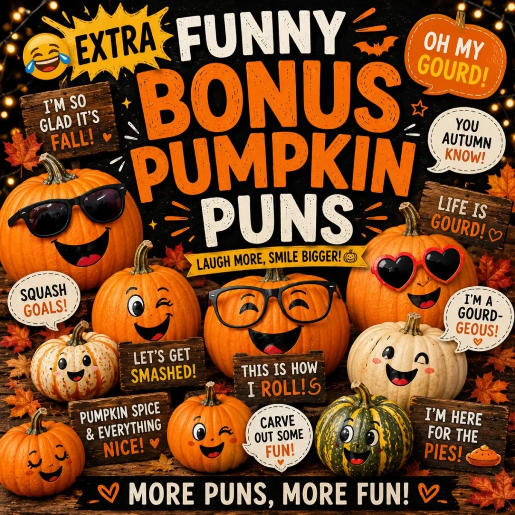 🤣 Extra Funny Bonus Pumpkin Puns
