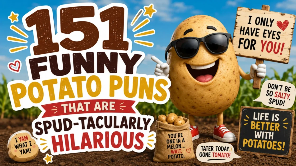 🥔 151 Funny Potato Puns That Are Spud-Tacularly Hilarious