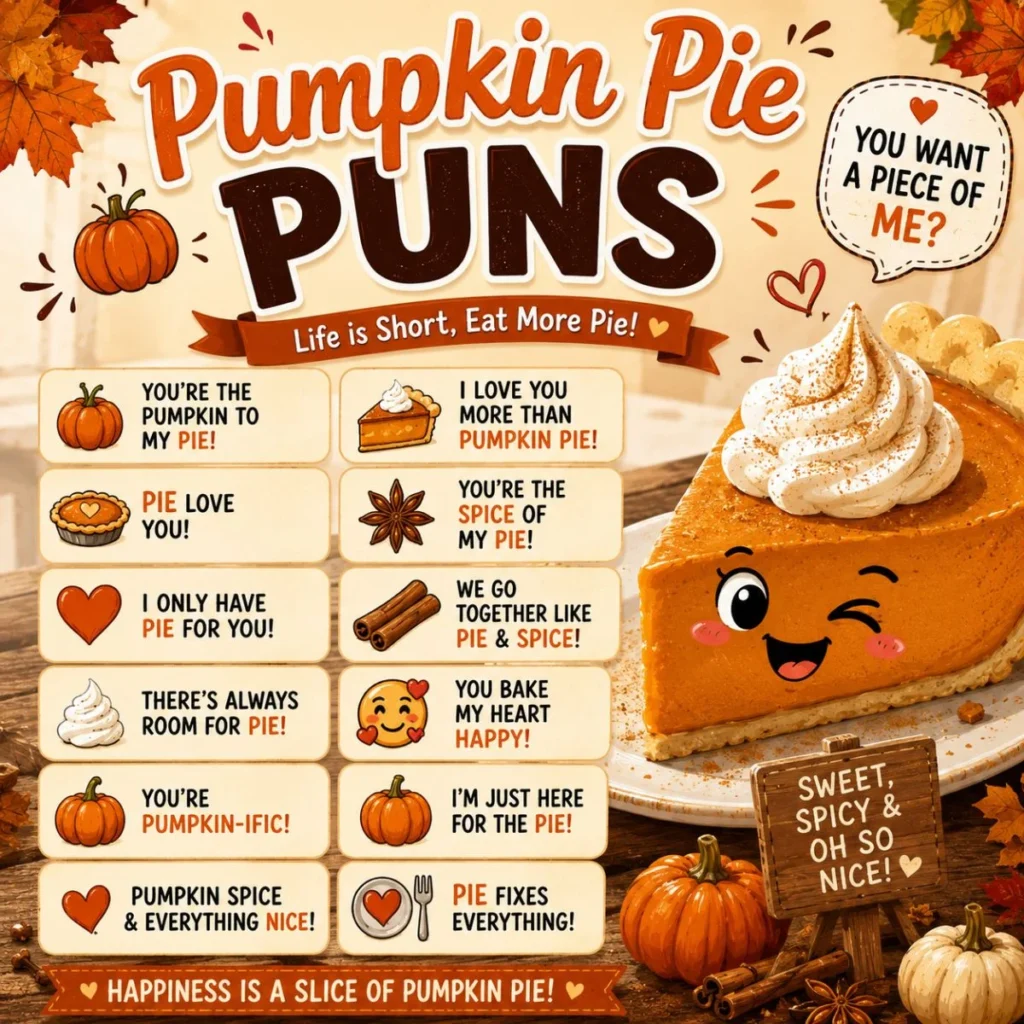 🥧 Pumpkin Pie Puns