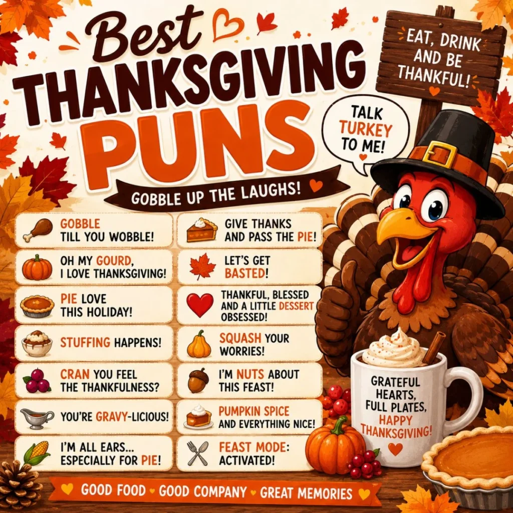 🦃 Best Thanksgiving Puns