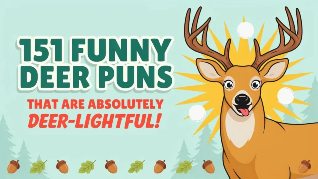 🦌 151 Funny Deer Puns That Are Absolutely Deer-lightful