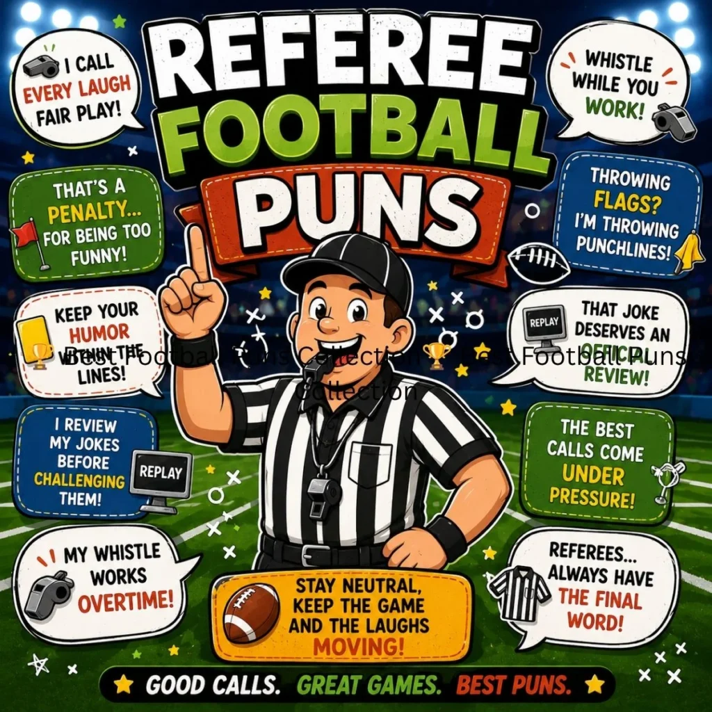🦓 Referee Football Puns
