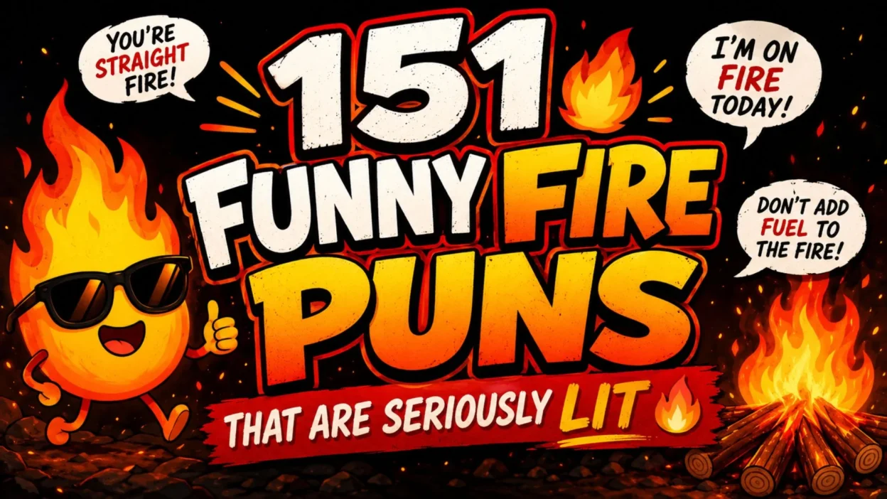 151 Funny Fire Puns That Are Seriously Lit 🔥