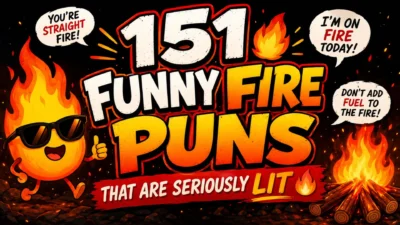 151 Funny Fire Puns That Are Seriously Lit 🔥