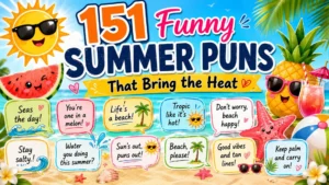 ☀️ 151 Funny Summer Puns That Bring the Heat