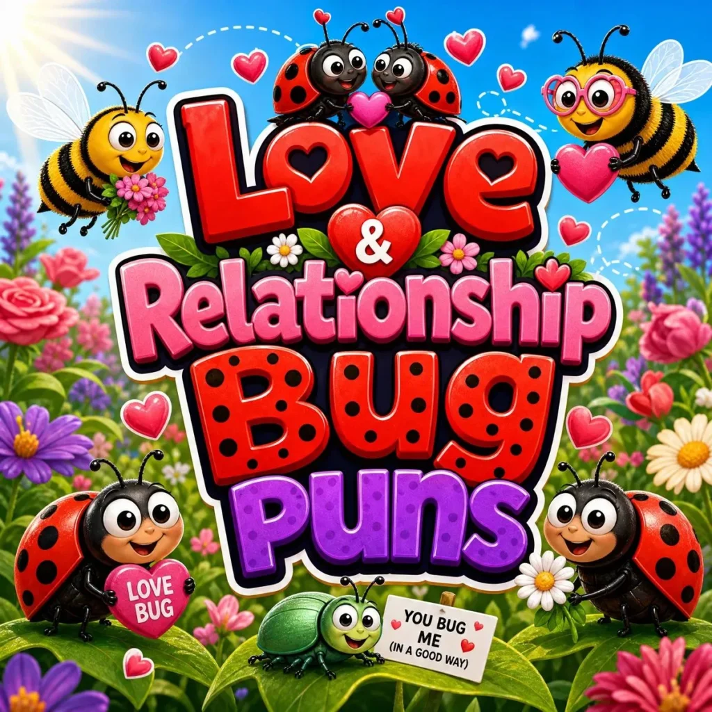❤️ Love & Relationship Bug Puns