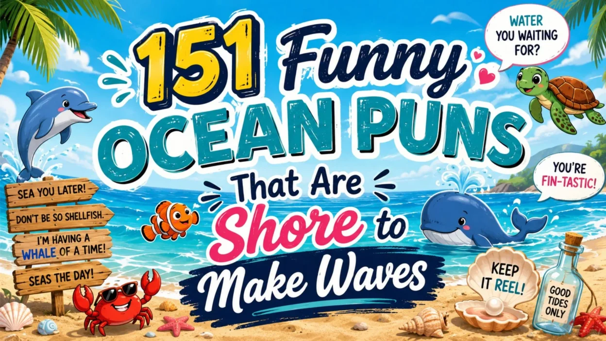 🌊 151 Funny Ocean Puns That Are Shore to Make Waves