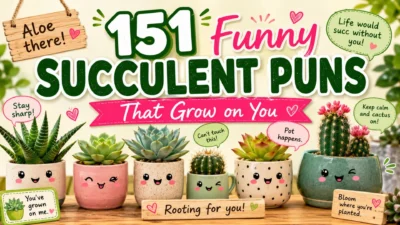 🌵 151 Funny Succulent Puns That Grow on You
