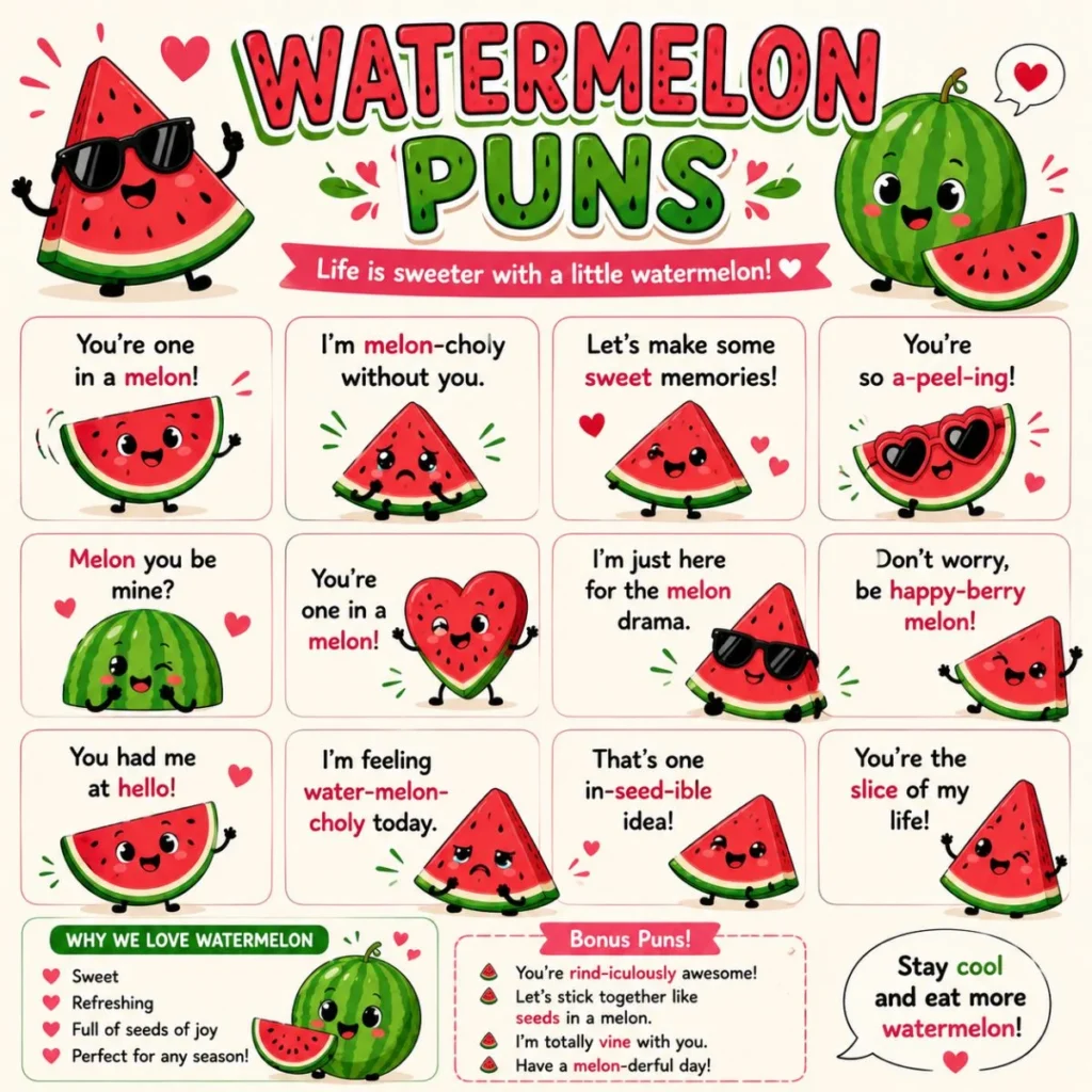 🍉 Watermelon Puns
