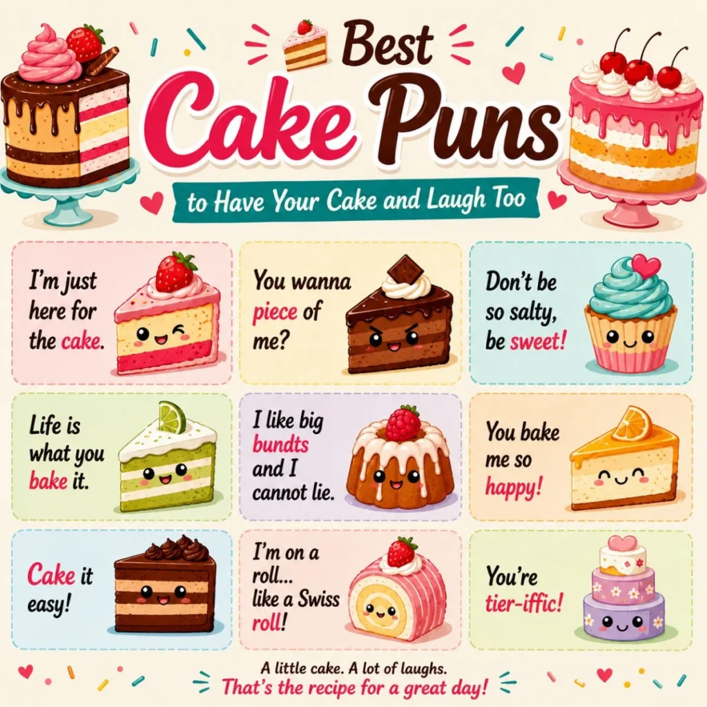 🍰 Best Cake Puns to Have Your Cake and Laugh Too
