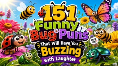 🐞 151 Funny Bug Puns That Will Have You Buzzing with Laughter